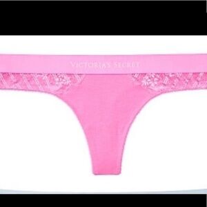 Victoria’s Secret Cotton Logo Waist Thong